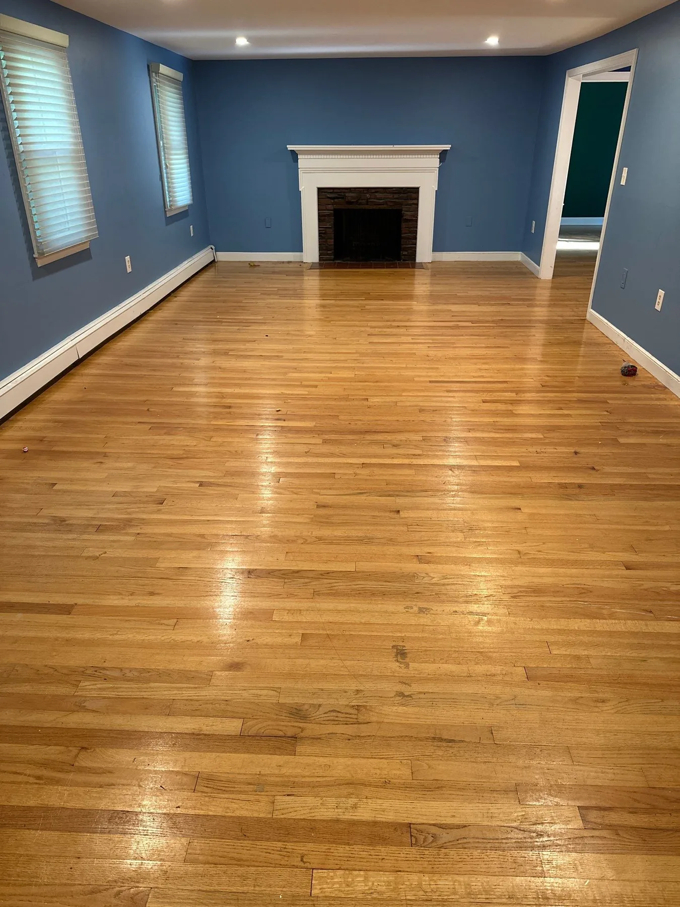 Merrimack Valley: Living Room – before refinishing