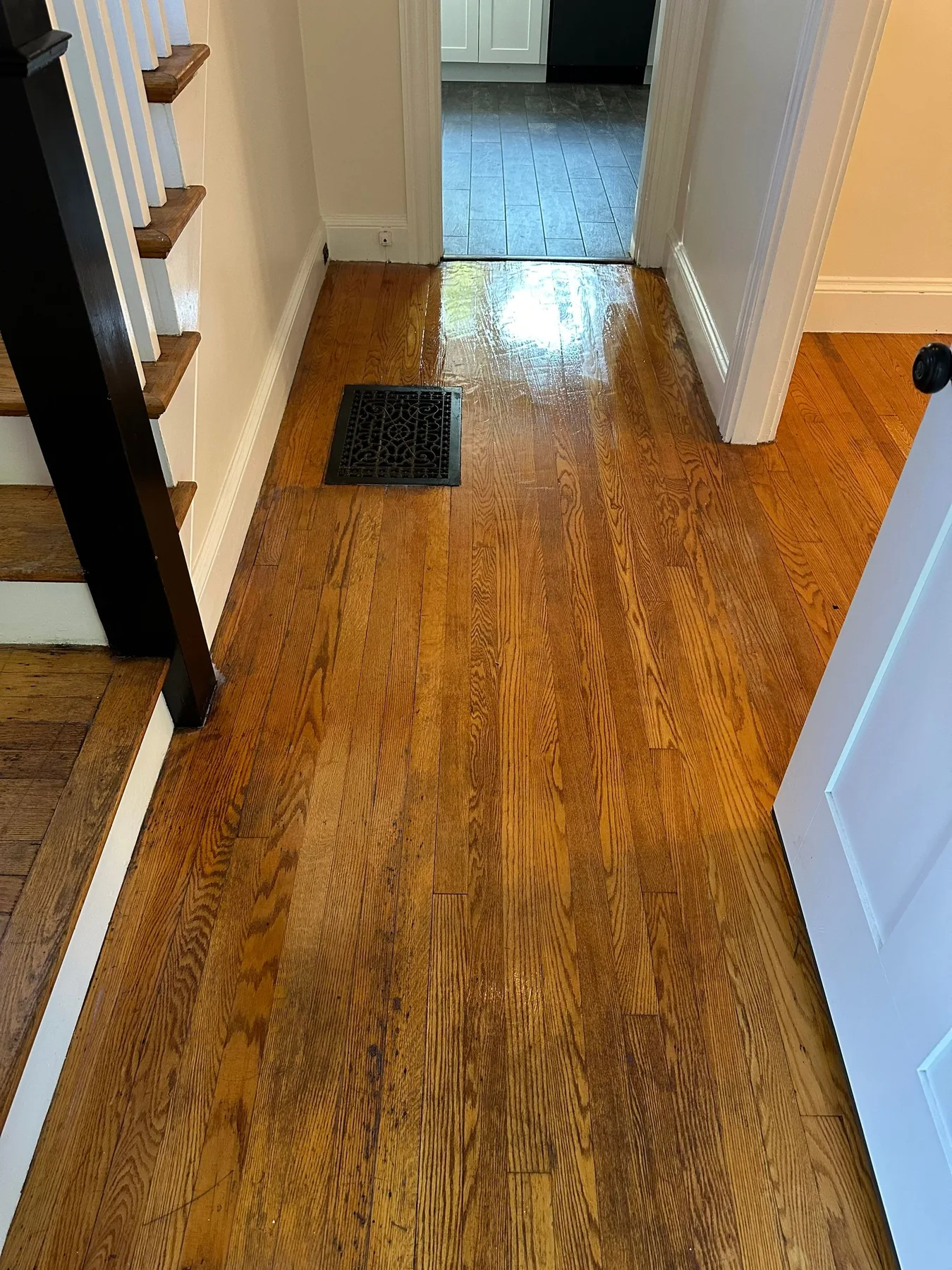Merrimack Valley: Stairwell – after ReCoat Revolution refinishing